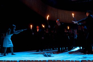 Pogromstimmung: Das Finale von "Susannah". Foto: Kühle/theaterhagen