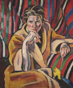 Helmuth Macke: "Porträt Grete Hagemann (Frau Hoff", 1920, Öl auf Leinwand (Privatbesitz)